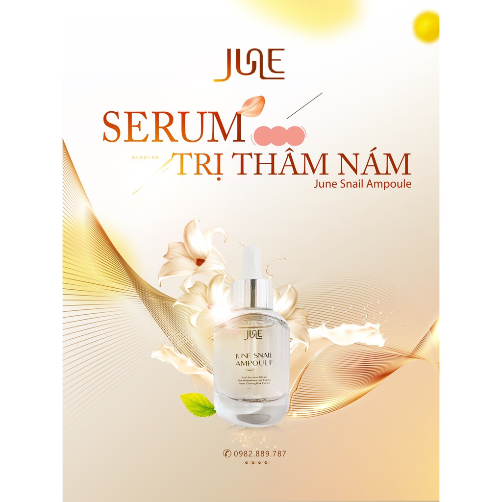 SERIUM JUNE GIẢM THÂM NÁM - 30ml - Xuất xứ Việt Nam