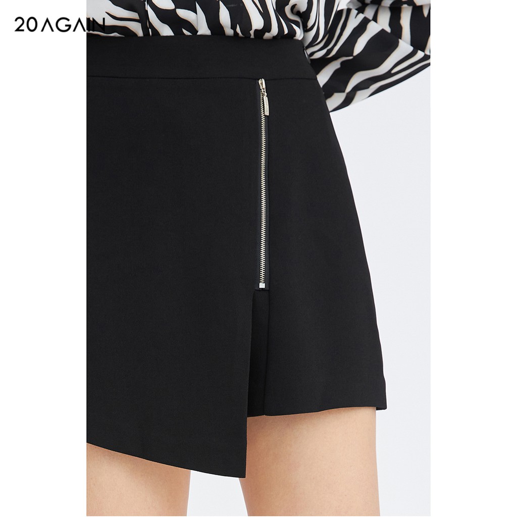 Chân váy ngắn nữ công sở 92WEAR đủ màu, khóa sắt trang trí JAA1105 | BigBuy360 - bigbuy360.vn