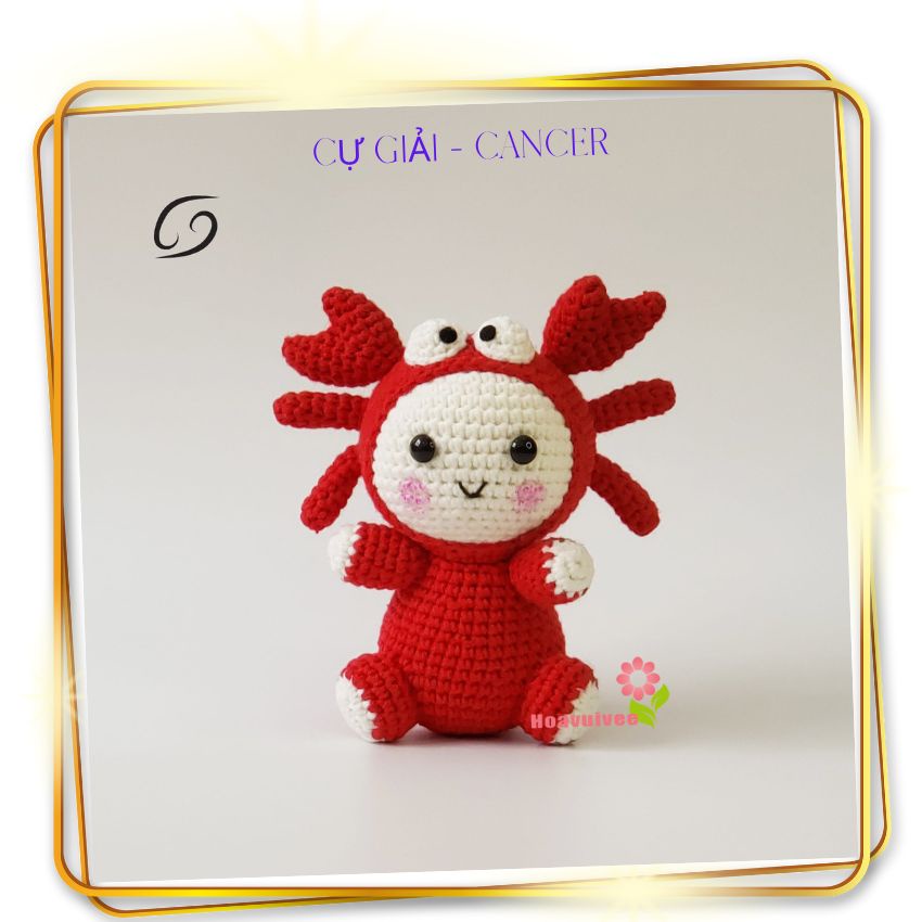 Thú bông móc len thủ công - 12 cung hoàng đạo / Hoavuivee