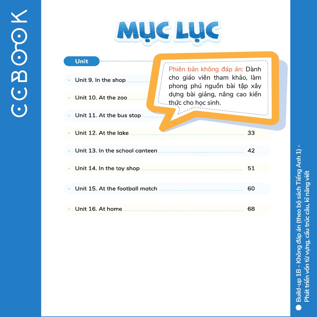 Sách tiếng Anh lớp 1 - Build-up 1B (theo bộ sách Tiếng Anh 1) - Phát triển vốn từ vựng, kĩ năng viết - Không đáp án