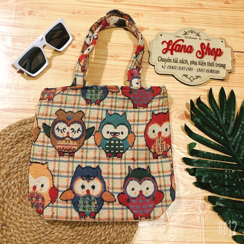 Túi thổ cẩm đeo vuông nhí