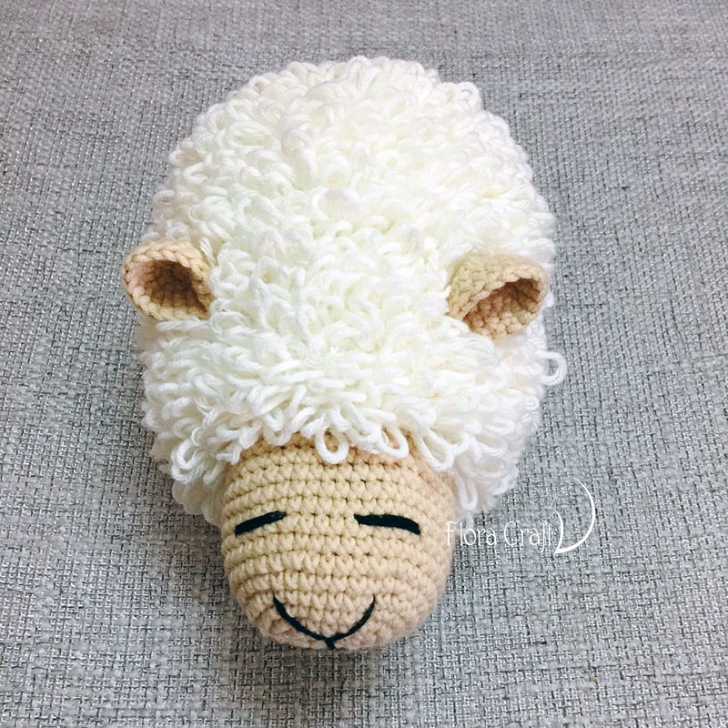 Cừu Lông Xù dễ thương, đồ chơi thú nhồi bông handmade