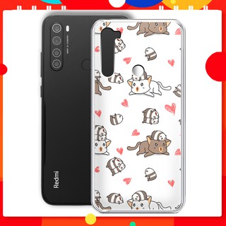 [FREESHIP ĐƠN 50K] Ốp lưng Xiaomi Redmi Note 8 in hình gấu trúc chibi cute - 01247 Silicone Dẻo