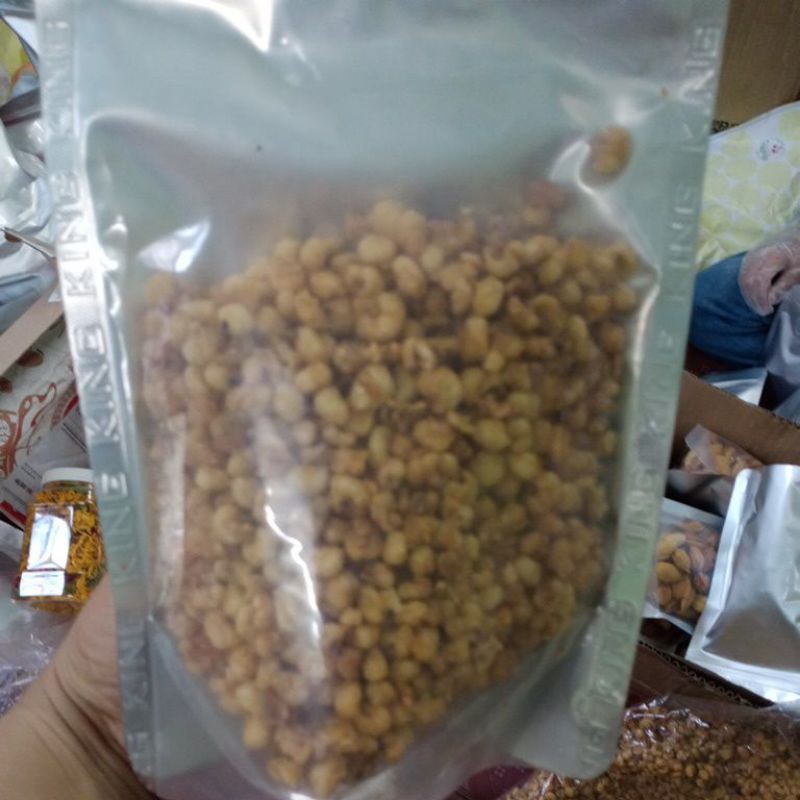 Bắp mắm mix khô gà lá  chanh pet 350gram