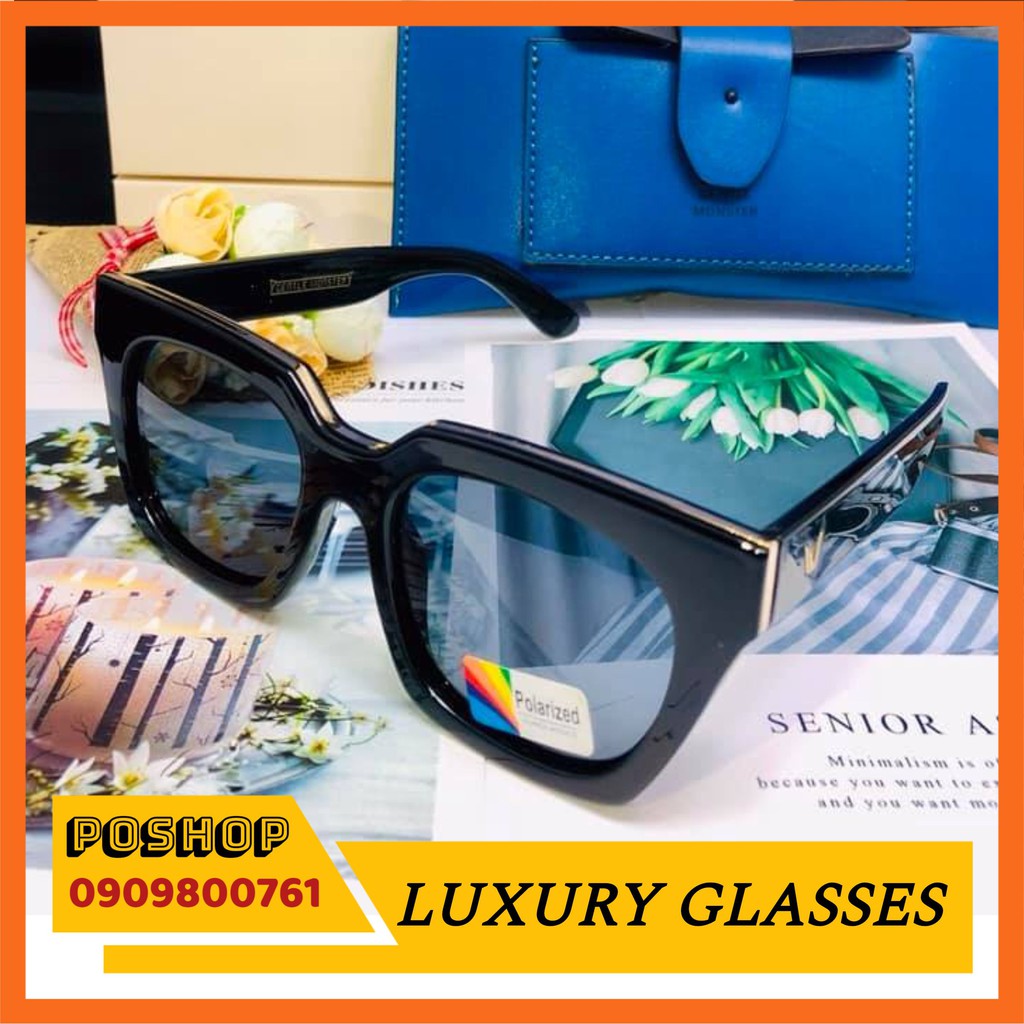 [Mã FARSSTGRE giảm 5K đơn bất kỳ] ❌CỰC SỐC❌MẮT KÍNH V VIỀN VÀNG NAM NỮ HÀN QUỐC CAO CẤP TRÒNG POLAROID XỊN | BigBuy360 - bigbuy360.vn