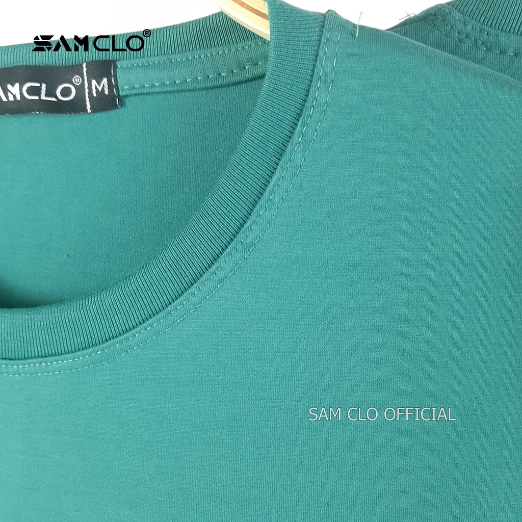 Áo thun nam nữ tay lỡ SAM CLO form rộng Unisex, mặc cặp, nhóm dấu tích chữ LEVENTS - 80% COTTON