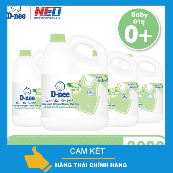 Nước Giặt Quần Áo Em Bé Dnee Đại Thịnh Hương Nha Đam Thái Lan 3000ml