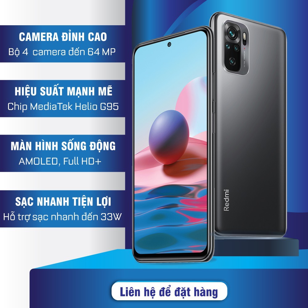 Điện thoại di động Xiaomi Redmi Note 10S (8GB/128G) - Bảo hành 18 tháng