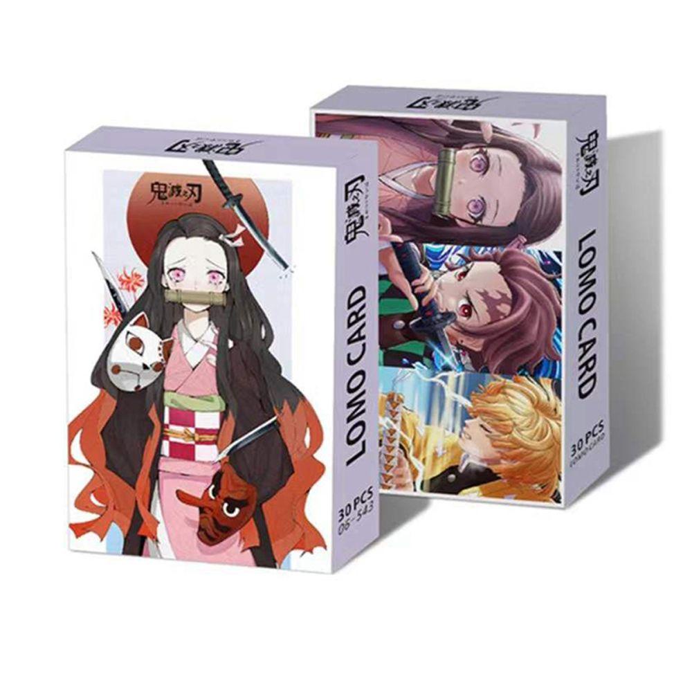 Thẻ Bài Hình Nhân Vật Anime Demon Slayer Chống Thấm Nước Bền Bỉ Dùng Làm Quà Tặng