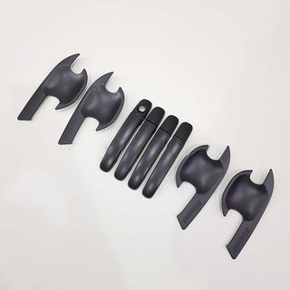 🔥 Freeship 🔥Bộ Ốp tay nắm hõm cửa nhựa đen xe Everest cao cấp/ Phụ kiện làm đẹp, đồ chơi xe everest