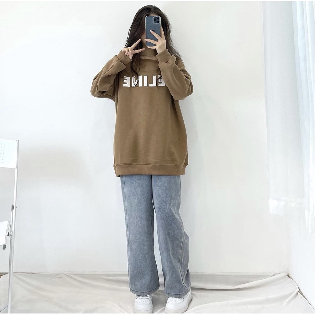 Áo SWEATER Nỉ In Chữ CELINE Nhiều Màu Siêu Xinh Unisex