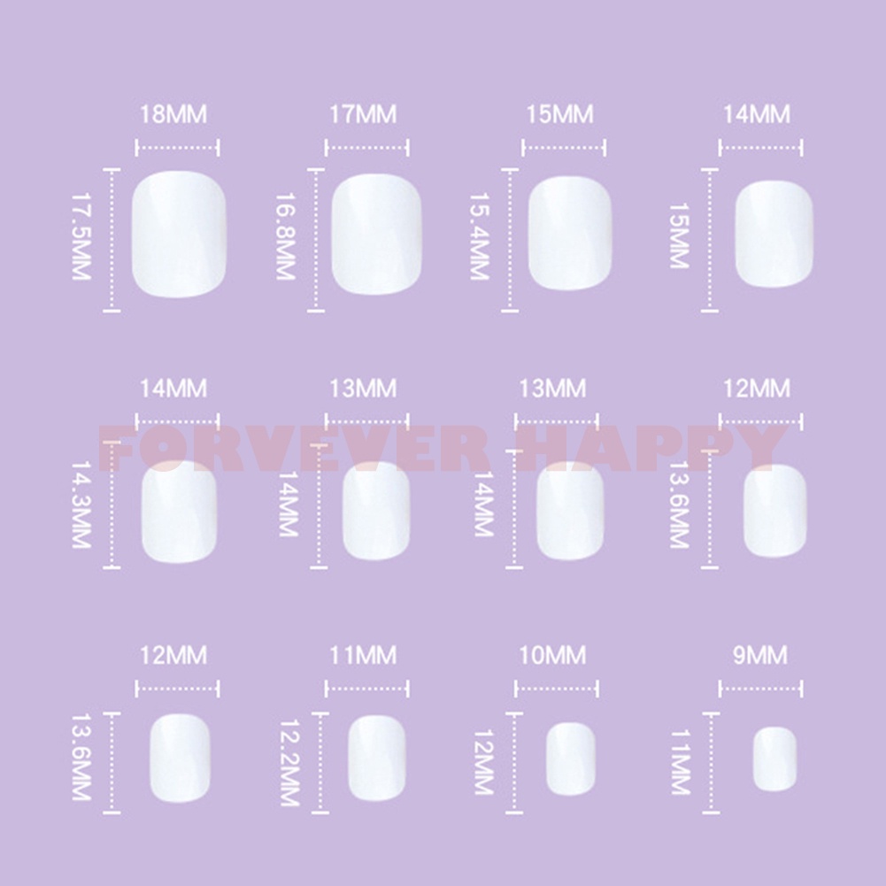 Bộ 24 Móng Tay Giả Màu Trà Sữa/Trà Sữa Dài Trung Bình Thời Trang Cho Nữ DIY