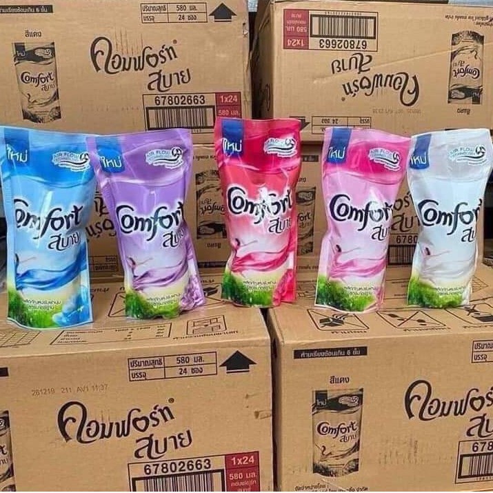 Xả vải comfort Thái Lan 580ml