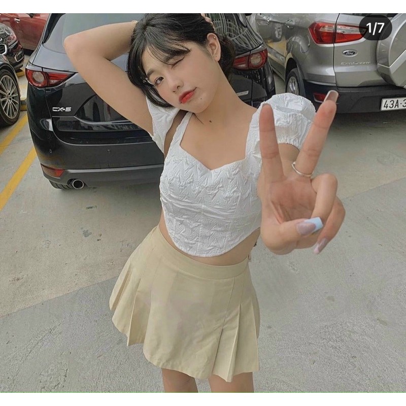 ÁO CROP LAI BẦU