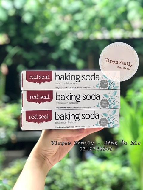 Kem đánh răng thảo dược thuần chay Red Seal 100gr