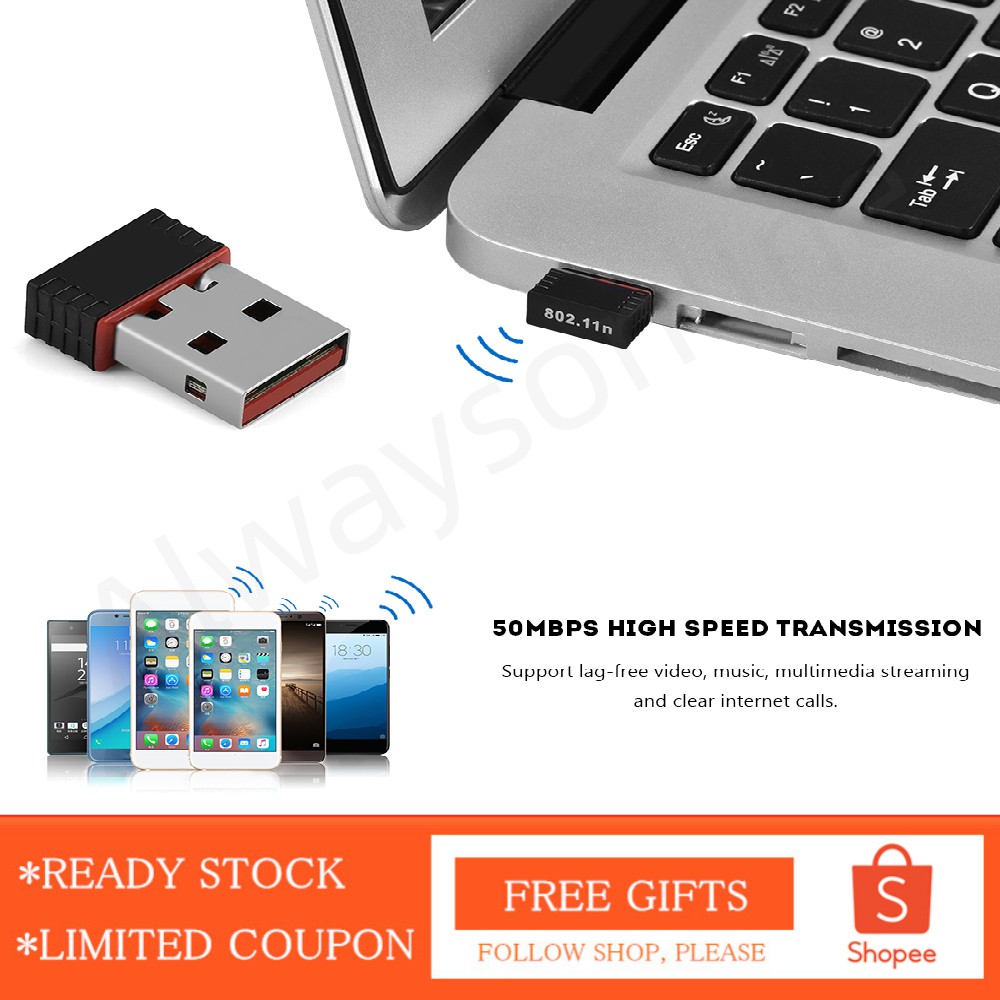 [Seller Recommend] Usb Wifi Không Dây 150Mbps 802.11N