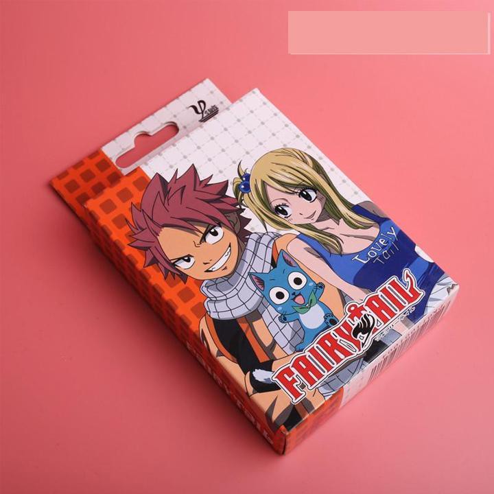 Bộ bài tú lơ khơ Fairy Tail 54 ảnh khác nhau in hình anime manga