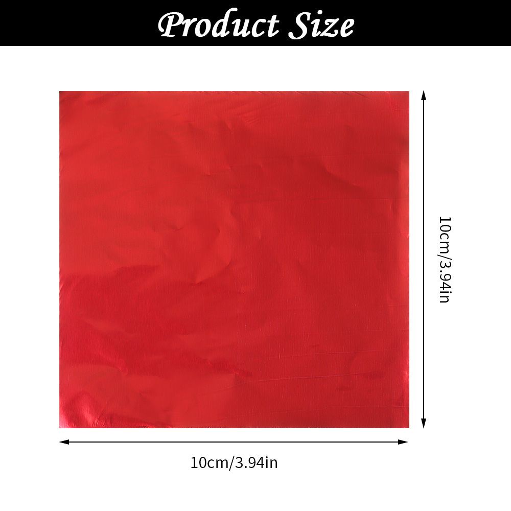 Set 100 giấy nhôm dập nổi màu sắc dùng để trang trí tiệc cưới DIY