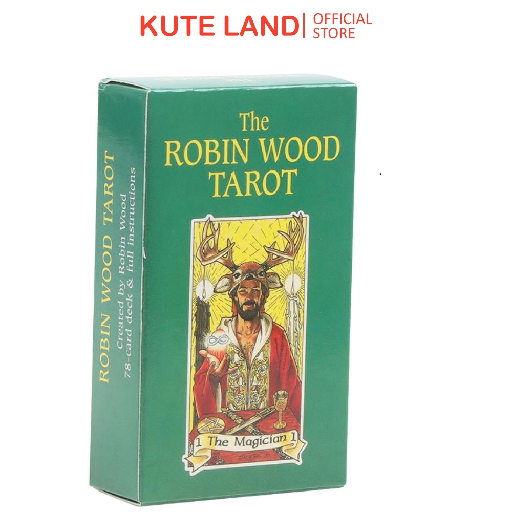 Bộ Bài Robin Wood Tarot Tặng Đá Thanh Tẩy E98