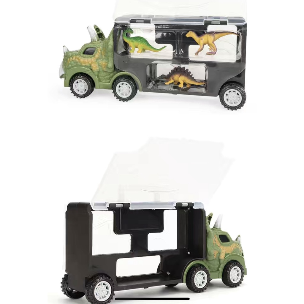 Xe Container Chở Khủng Long Cho Bé- xe đồ chơi trẻ em MH: L09