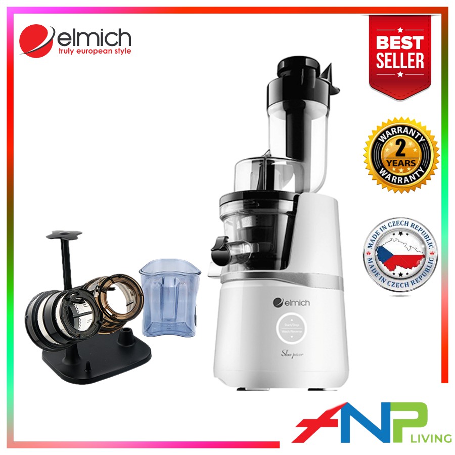 MÁY ÉP TRÁI CÂY CAO CẤP ELMICH JEE-1854 (MÁY ÉP CHẬM 800ml - 240W) Hàng Nhập Khẩu Chính Hãng