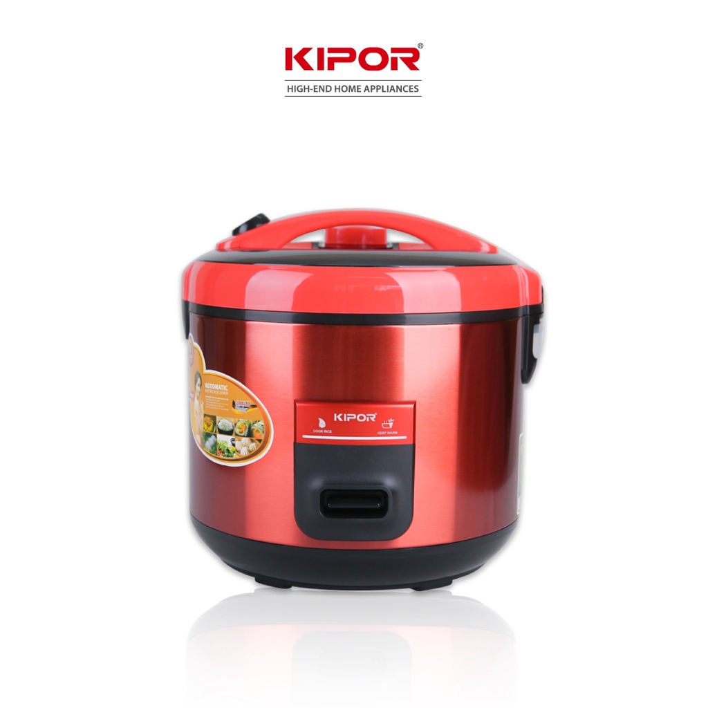 Nồi cơm điện KIPOR KP-N532 - 3.2L - Chống dính TEFLON, Nồi cỡ lớn 6-8 người ăn - Bảo hành tại nhà 12 tháng