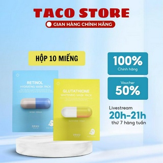 Mặt nạ dr4u retinol, glutathione trắng da ngăn ngừa lão hóa