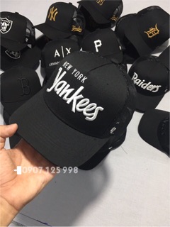 Nón kết phối lưới YANKEES, nón bóng chày.