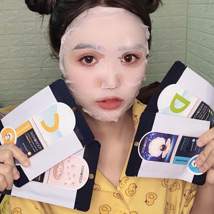 [MẪU MỚI NHẤT] Mặt Nạ Giấy Cao Cấp Chăm Sóc Da Toàn Diện Foodaholic Essential Mask 23g