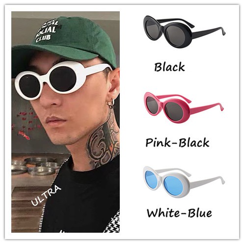 Kính mát gọng oval phong cách Hiphop mới
