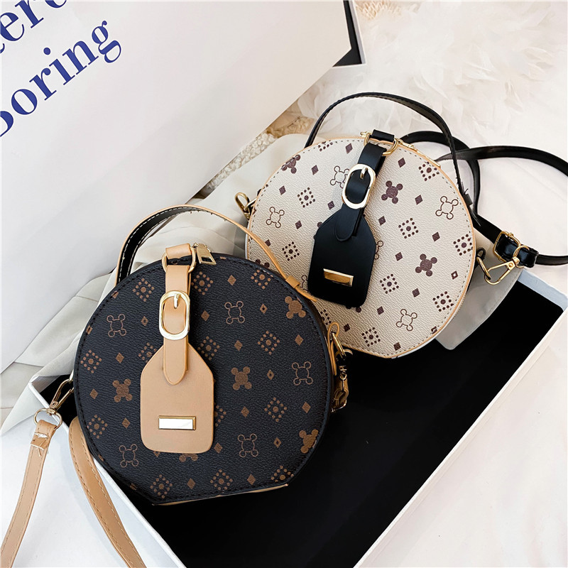 Túi xách Jasmin Noir kiểu tròn nhỏ phong cách retro sang trọng thời trang cho nữ