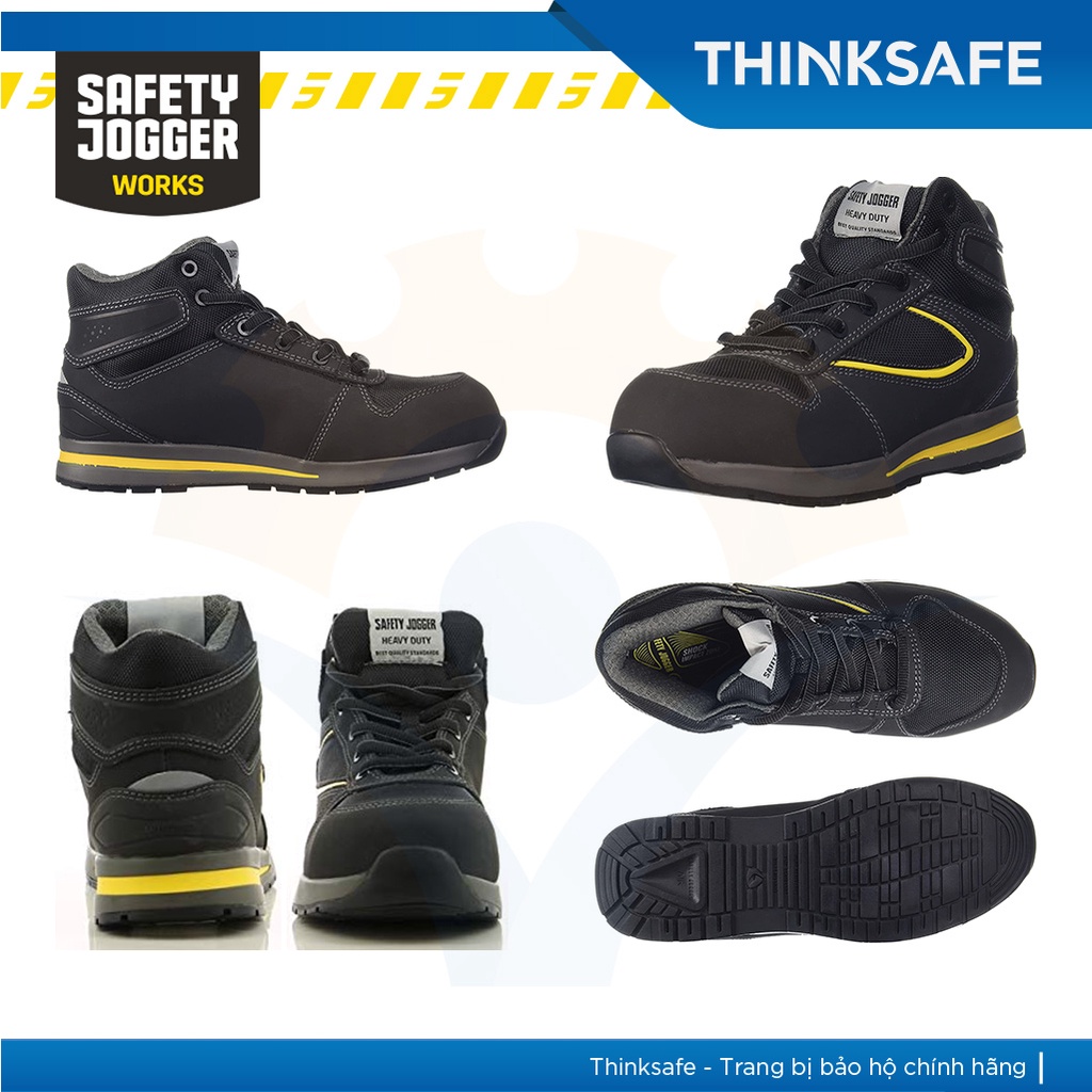 Giày bảo hộ lao động Safety Jogger Speedy S3 HRO SRC chống đinh, chống trượt, chịu nhiệt 300 độ - Thinksafe