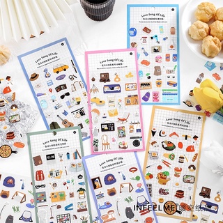 [MS34] Sticker/nhãn dán mini trang trí sổ/bullet journal
