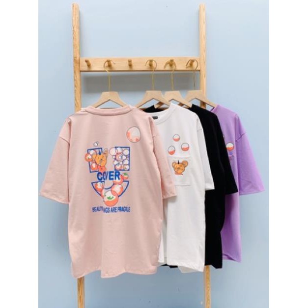 ( SALE 69K ) Áo Thun Tay Lỡ UNCOVER Form Unisex HOT | BigBuy360 - bigbuy360.vn