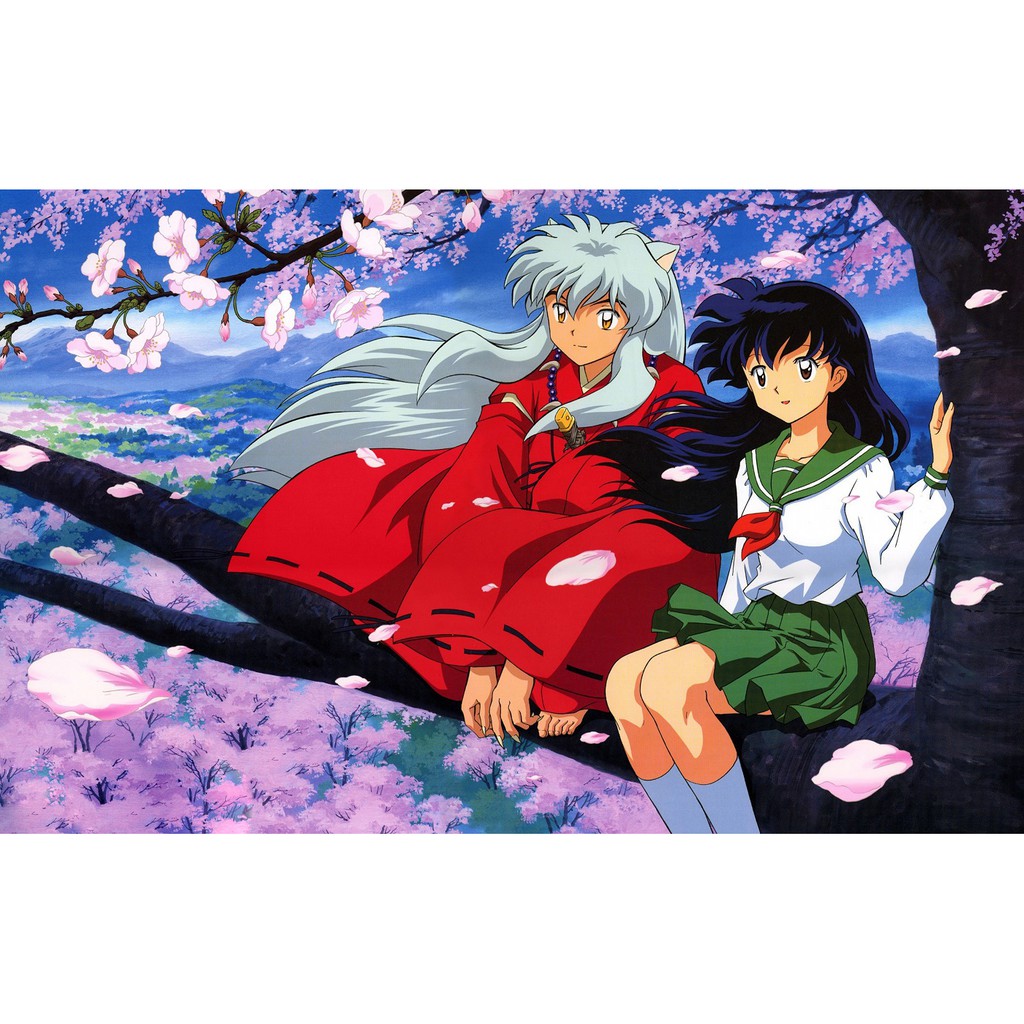 [Mã BMBAU50 giảm 10% đơn 99k] Bộ tranh xếp hình jigsaw puzzle cao cấp 1000 mảnh ghép – InuYasha