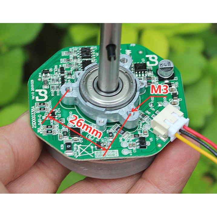 Động cơ dc chế quạt 12vol