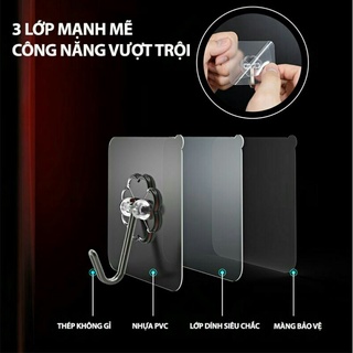 Móc dán tường siêu dính tiện dụng