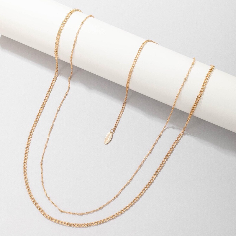 Dây Xích Đeo Hông Hai Lớp Tua Rua Dài Thời Trang Quyến Rũ Cho Nữ