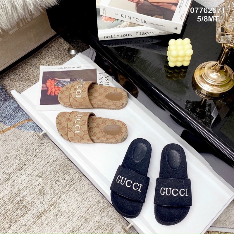 Dép lê G c hoạ tiết monogram qccc fullbox