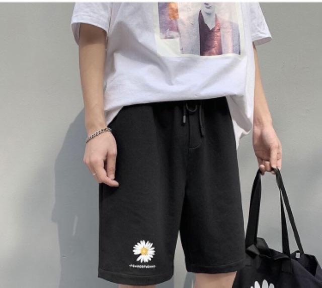 [FREESHIP+ẢNH THẬT] quần soóc thể thao hoa cúc daisy unisex siêu hot - SP3 | BigBuy360 - bigbuy360.vn