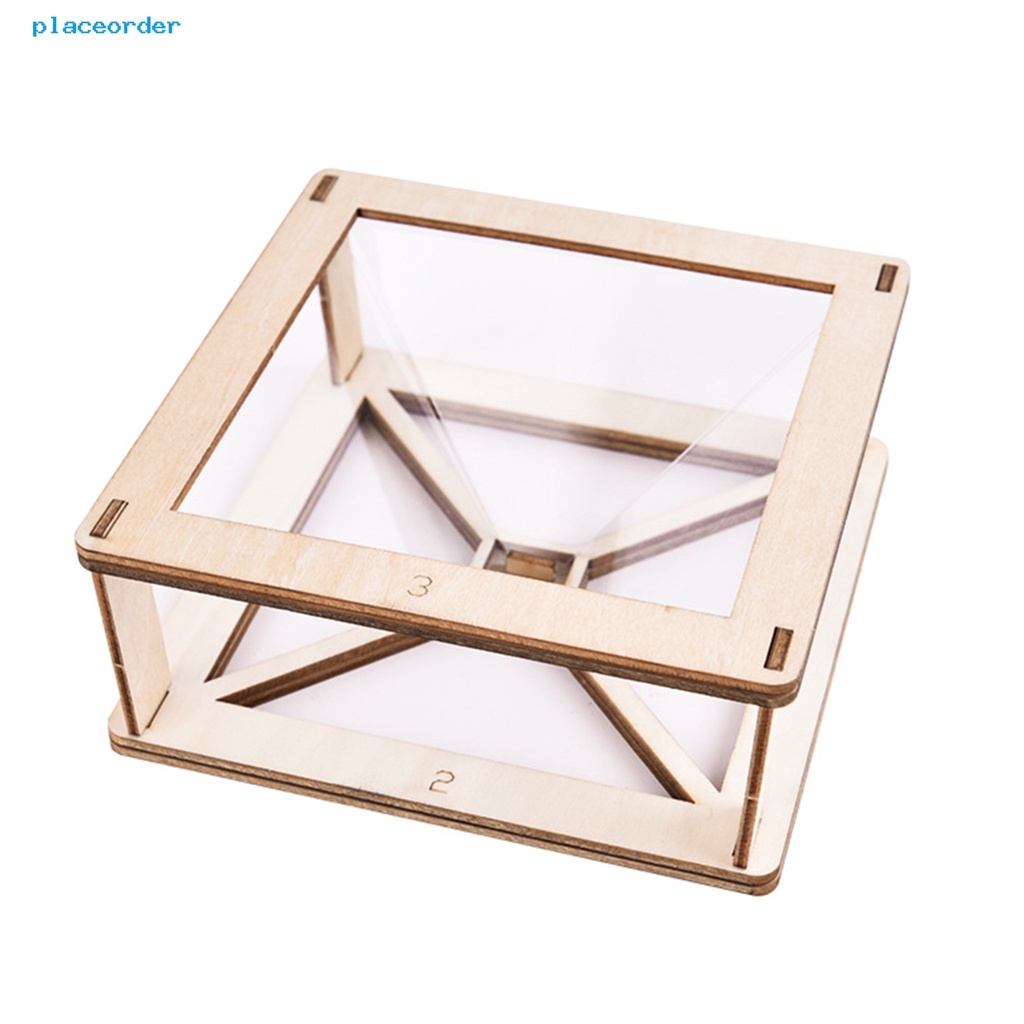 Giá đỡ máy chiếu hình hologram 3D bằng gỗ DIY chất lượng cao