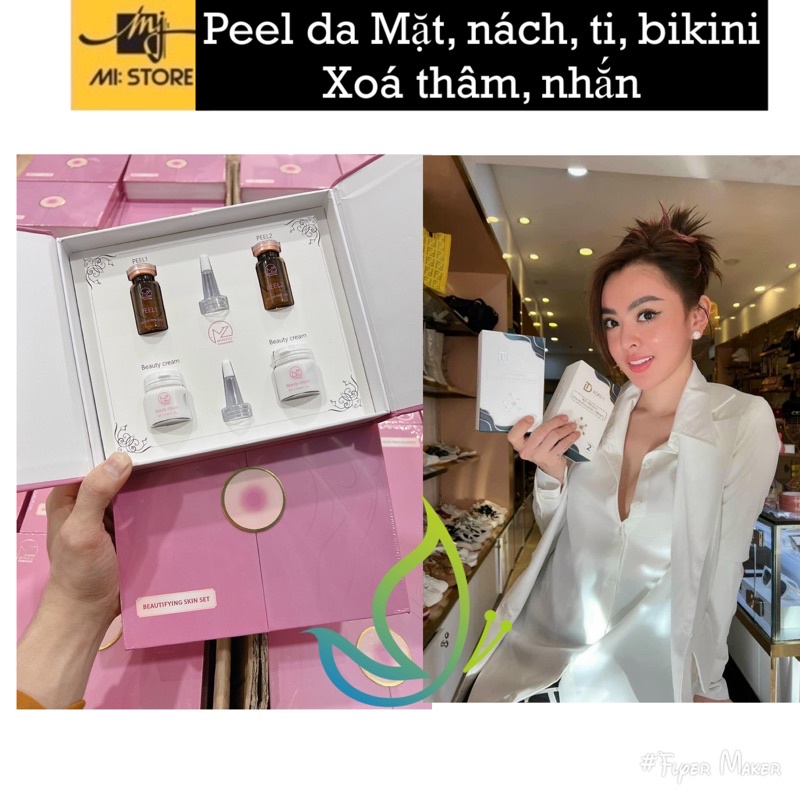 Peel da Trang Nemo Retinol vi tảo - tái tạo da căng bóng, hết mụn nám khuyết điểm