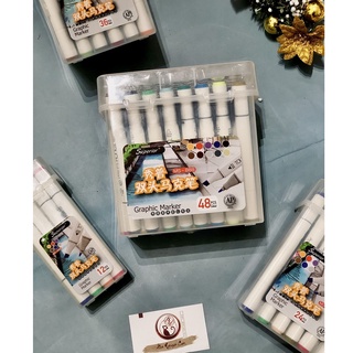 [Superior] Bút marker Touch Soft Head hộp nhựa 48/60/80 màu (2)