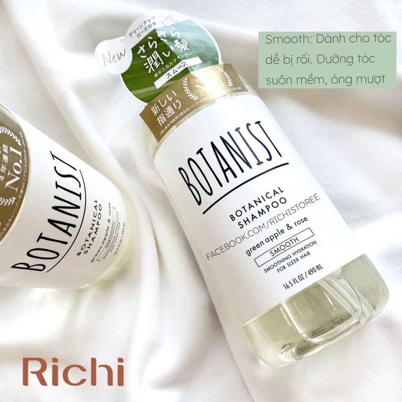Dầu gội Botanist Smooth chiết xuất thực vật