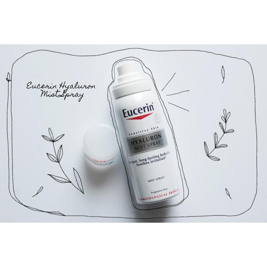 Xịt Khoáng Dưỡng Ẩm Eucerin Cho Da Nhạy Cảm Hyaluron Mist Spray