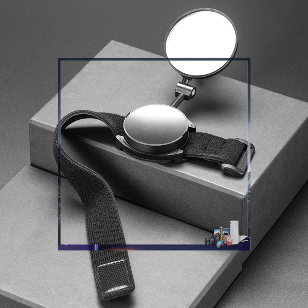 Kính Chiếu Hậu Kèm Dây Đeo Cổ Tay Điều Chỉnh Được Cho Xe Đạp