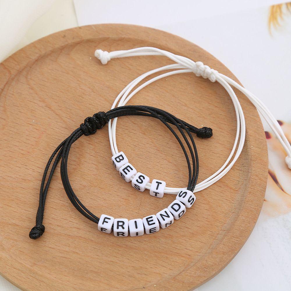 Vòng Tay Dây Bện Phối Hạt Dễ Điều Chỉnh Thời Trang Cho Nam Và Nữ