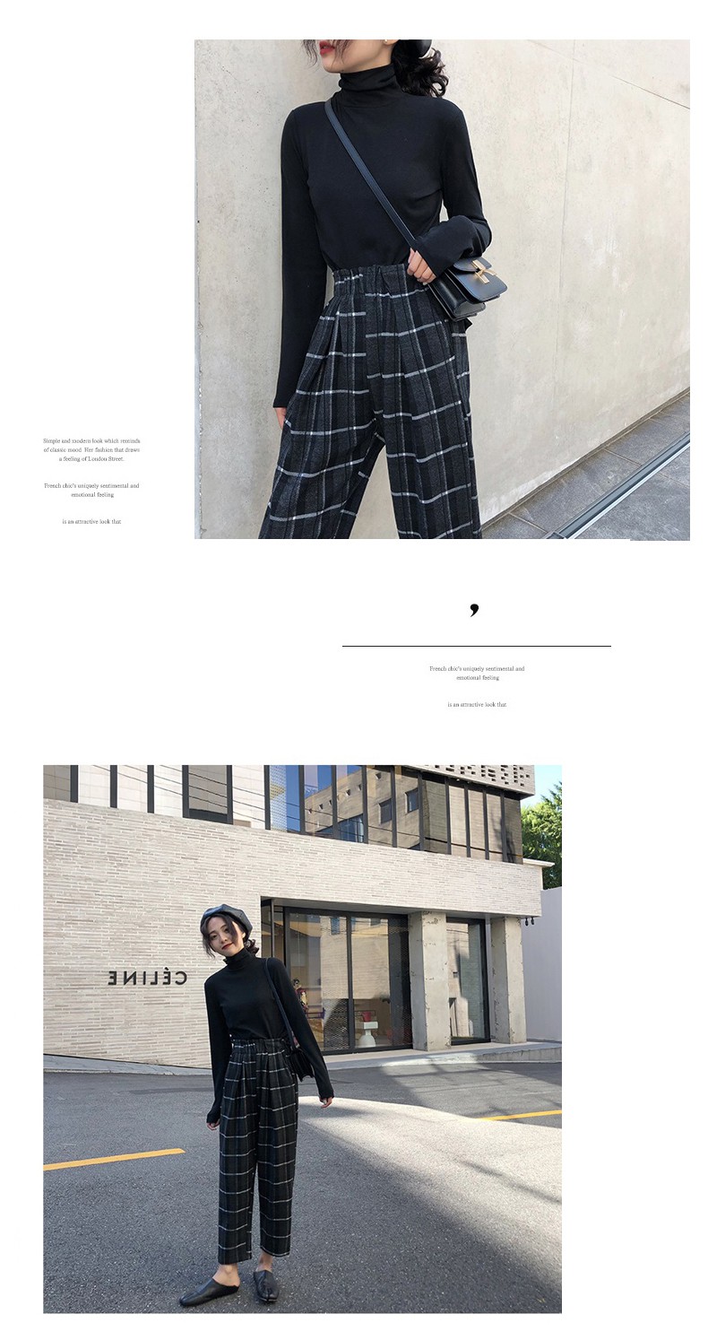Net celebrity ins high neck bottoming shirt women's autumn and winter 2021 early autumn new jacket with long-sleeved t-s | BigBuy360 - bigbuy360.vn