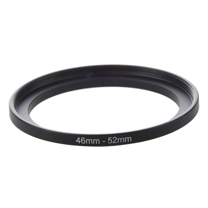 2 Pcs Camera Repairing Metal Step Up Filter Ring Adapter 46mm to 52mm & 46mm to 58mm