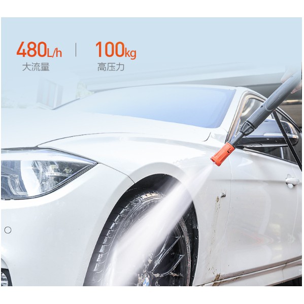 Máy Bơm Rửa Xe Áp Lực Cao, Xịt Rửa Xe Gia Đình LUTIAN SMATS S4 1400W, Giá Tốt